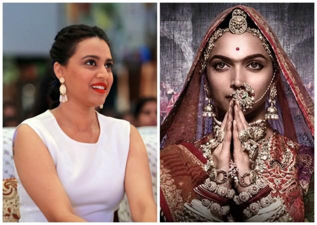 Swara Bhaskar, Padmaavat poster Swara Bhaskar, Padmaavat poster