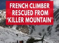 A climber was rescued from killer mountain, but her partner is still missing