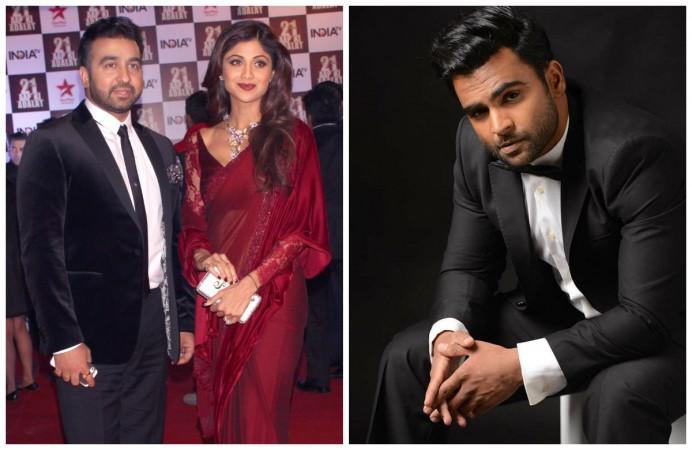 Raj Kundra, Shilpa Shetty (left), Sachiin Joshi (right) Raj Kundra, Shilpa Shetty (left), Sachiin Joshi (right)