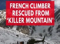 A climber was rescued from killer mountain, but her partner is still missing