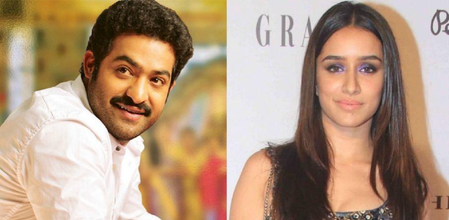 Jr NTR and Shraddha Kapoor. Jr NTR and Shraddha Kapoor