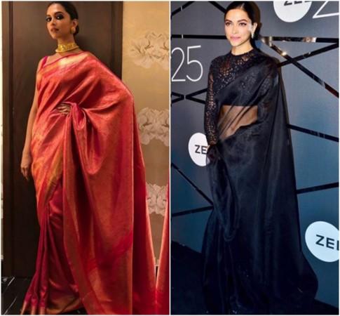 Deepika Padukone's beautiful saree Deepika Padukone