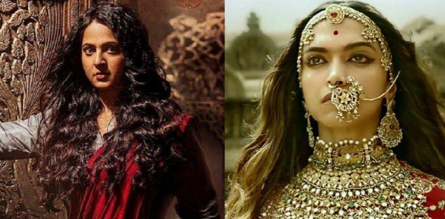 Deepika Padukone's Padmavaat and Anushka's Bhaagamathie. Deepika's Padmavaat vs Anushka's Bhaagamathie