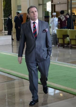 Richard Madley in Bangalore to conduct the IPL Auction 2018. Pic dated: 27 January richard madley, ipl