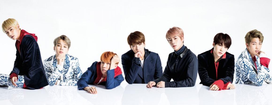 The members of popular K-Pop boy band BTS. BTS