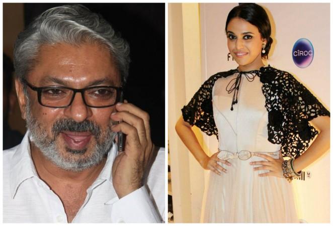 Sanjay Leela Bhansali and Swara Bhaskar Sanjay Leela Bhansali and Swara Bhaskar