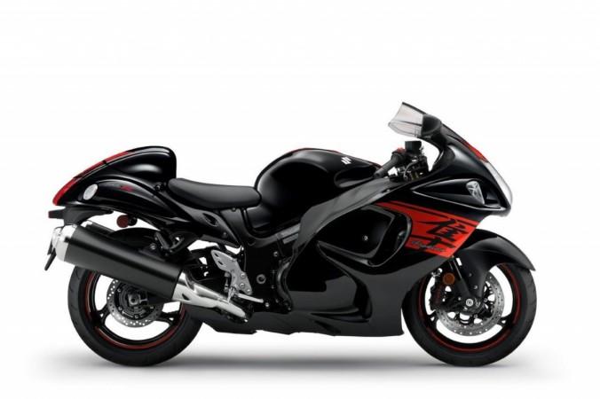 2018 Suzuki Hayabusa in Glass Sparkle Black colour 2018 Suzuki Hayabusa