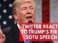 Twitter reacts to Donald Trumps first State of the Union speech