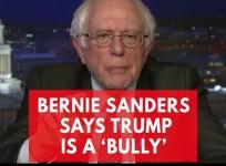Bernie Sanders says Trump is a bully after the State of the Union