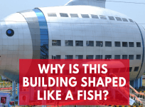 Why is this building shaped like a fish?