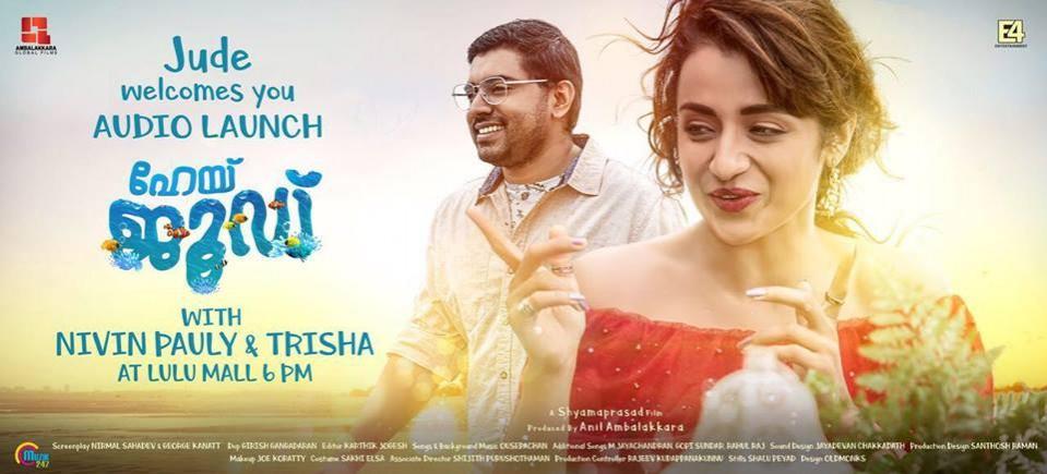 Nivin Pauly and Trisha in Hey Jude. Hey Jude