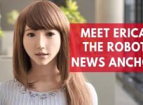 Meet Erica the robot news anchor