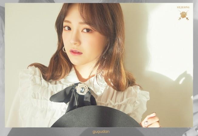South Korean singer and gugudan member Kim Sejeong. Kim Sejeong