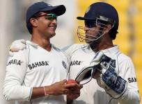 MS Dhoni and Sourav Ganguly