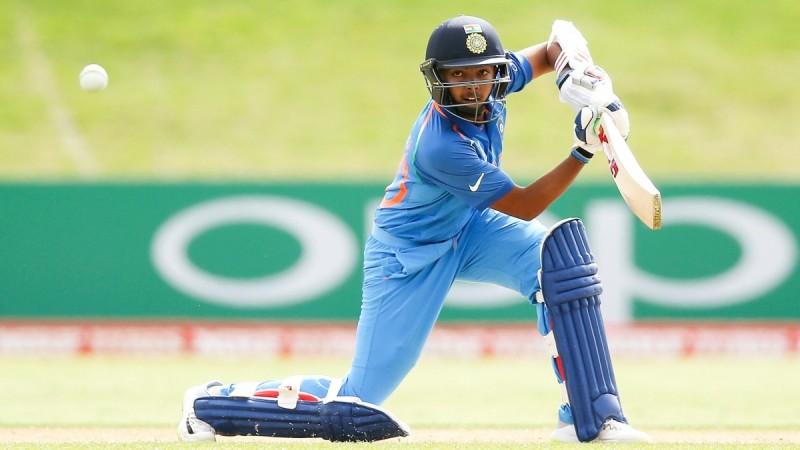 India captain Prithvi Shaw in action at the ICC Under-19 World Cup in New Zealand. Prithvi Shaw