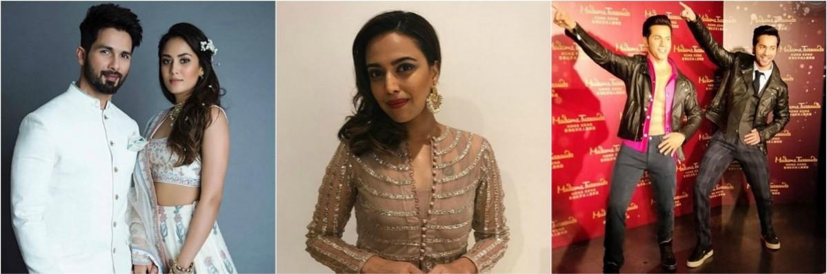 Shahid Kapoor-Mira Rajput, Swara Bhaskar, Varun Dhawan's wax statue Shahid Kapoor-Mira Rajput, Swara Bhaskar, Varun Dhawan's wax statue
