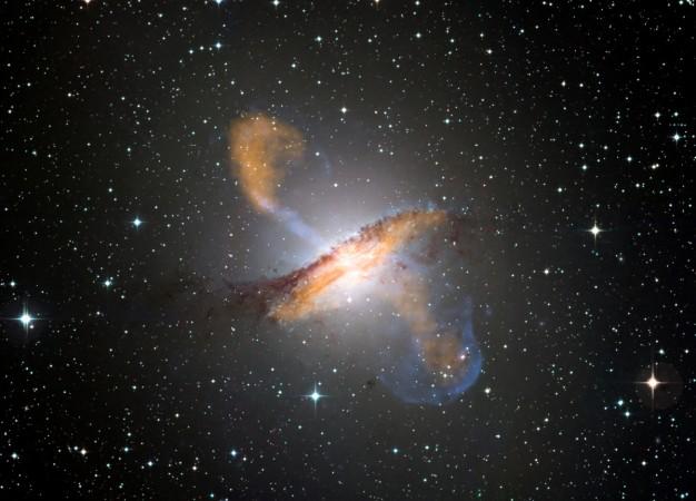 A colour composite image of the Centaurus A galaxy. Centaurus A galaxy