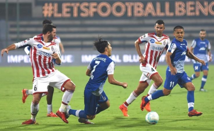 Bengaluru FC won 1-0 against ATK in their first leg match at Kanteerava earlier this year bfc, atk, isl