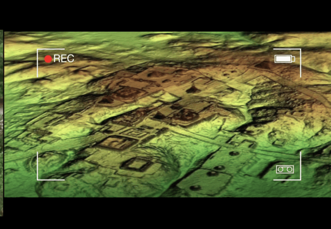 Lidar technology, Mayan structures,