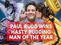 Paul Rudd honored as Hasty Puddings Man of the Year