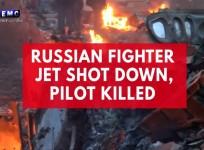 Russian fighter jet shot down, pilot killed by rebels in Syria