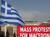 Mass protests on the streets of Athens took place to push Macedonia into changing its name
