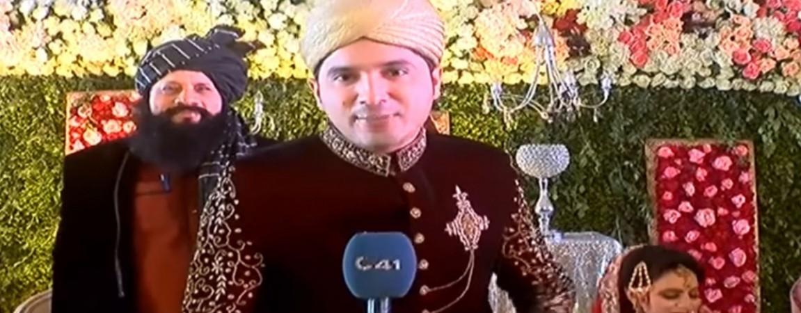 Journalist Hanan Bukhari from Pakistan reported live from his marriage Journalist in Pakistan