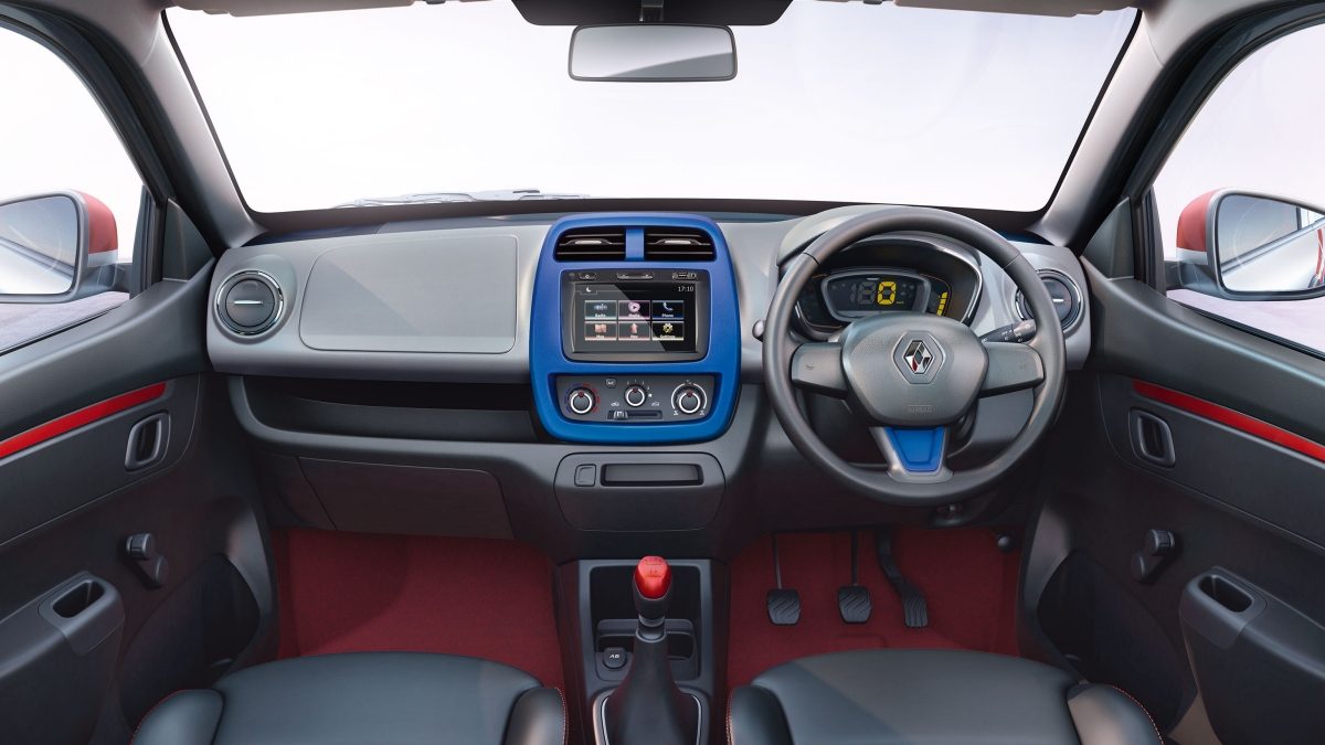 Renault Kwid Super Hero edition with Captain America theme Renault Kwid Super Hero edition with Captain America theme