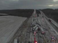 Firefighters share drone video of multi-vehicle crash