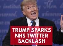 Trump faces twitter backlash after attacking NHS