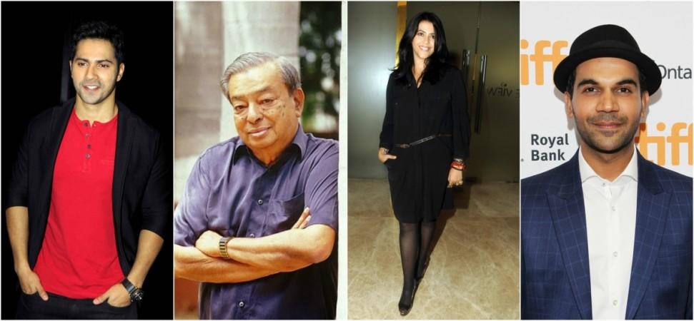Ekta Kapoor, Varun Dhawan, Dr. Verghese Kurian, Rajkummar Rao Ekta Kapoor