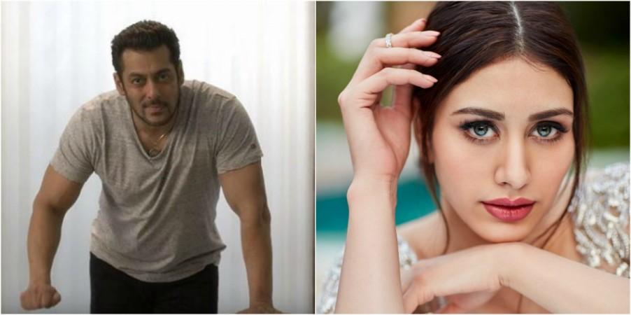 Salman Khan introduces Loveratri heroine, Warina Hussain Salman Khan introduces Loveratri heroine, Warina Hussain
