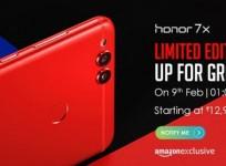Huawei, Honor 7X RED, India, launch, Amazon exclusive