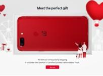 OnePlus 5T Lava Red on Valentine's Day