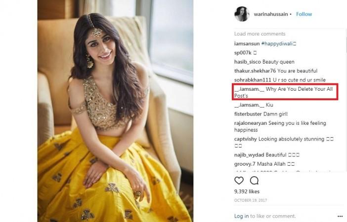 Warina Hussain's Instagram Warina Hussain's Instagram