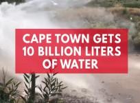 10bn litres of water donated to Cape Town pushes back day zero