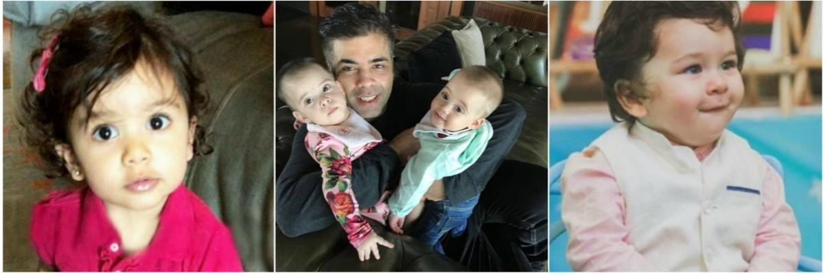 Misha Kapoor, Karan Johar with Yash and Roohi, Taimur Ali Khan Misha Kapoor, Karan Johar with Yash and Roohi, Taimur Ali Khan