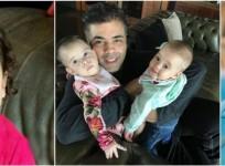 Misha Kapoor, Karan Johar with Yash and Roohi, Taimur Ali Khan