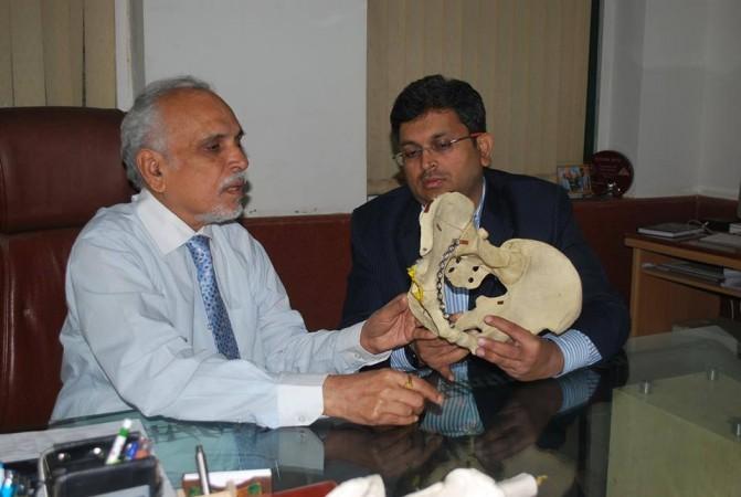 In picture: Dr Sushrut Babhulkar (right) with his father Dr Sudhir Babhulkar. Dr Sushrut Babhulkar