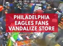 Police seek group that vandalized store after eagles Super Bowl win