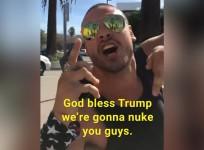 Were going to nuke you guys: Racist Trump supporter verbally abuses Asian American woman outside LA metro