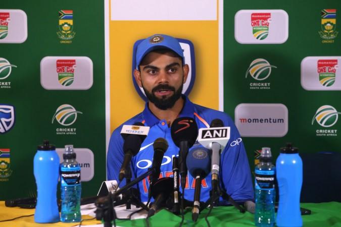Virat Kohli during the post-match press conference in Cape Town on Wednesday, February 7. Virat Kohli