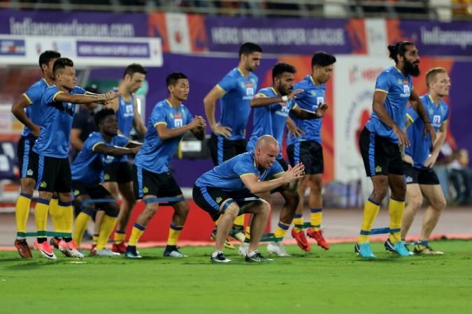 Kerala Blasters team during their training session kerala blasters, isl