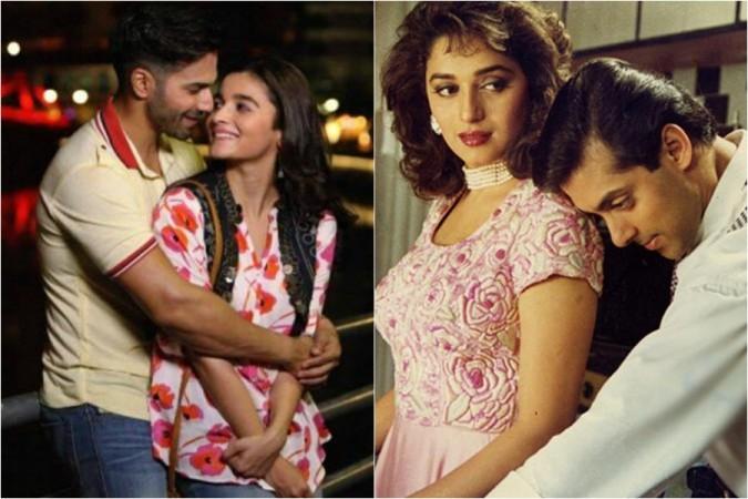 Varun Dhawan, Alia Bhatt, Madhuri Dixit and Salman Khan Varun Dhawan, Alia Bhatt