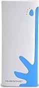 Ambrane P-1122 10000mAH Power Bank (Blue-white)