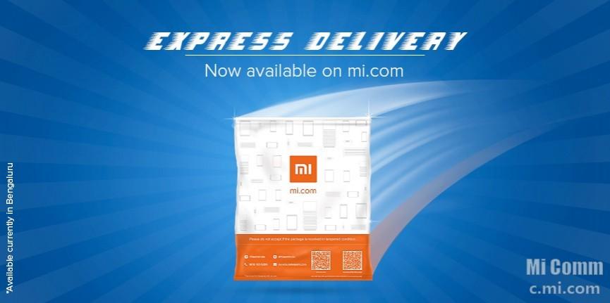 Xiaomi's Express Delivery promises to deliver orders within one day in Bengaluru Xiaomi Express Delivery service in Bengaluru