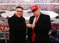 Trump and Kim lookalikes at Winter Olympics 2018