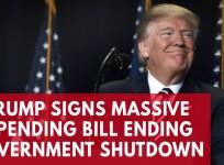 Whats in President Trumps spending bill that ended 2018s second Government shutdown?