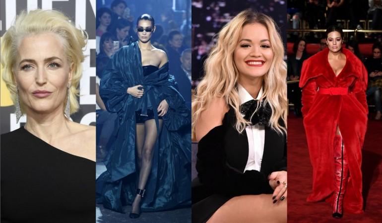 Gillian Anderson, Bella Hadid, Rita Ora and Ashley Graham Gillian Anderson, Bella Hadid, Rita Ora, Ashley Graham