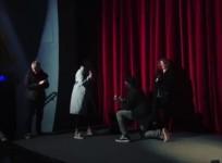 Idris Elba proposes to his girlfriend at a screening of his latest film